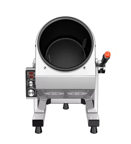 Layaan LK-TE-DRG-300 automatic drum wok cooker with digital control panel